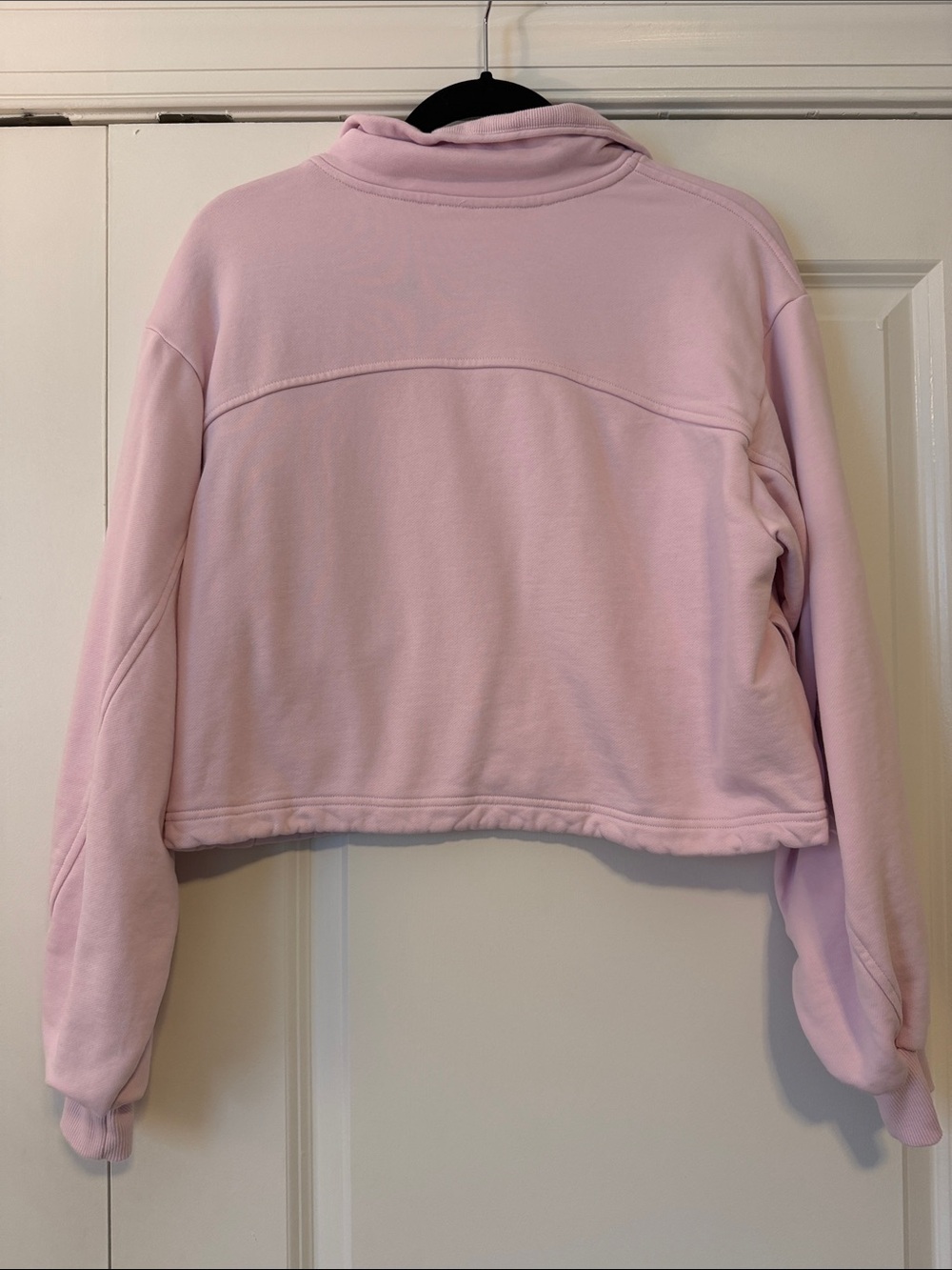 lululemon athletica Light Pink Cropped Quarter-Zip Sweatshirt - Picture 3 of 3